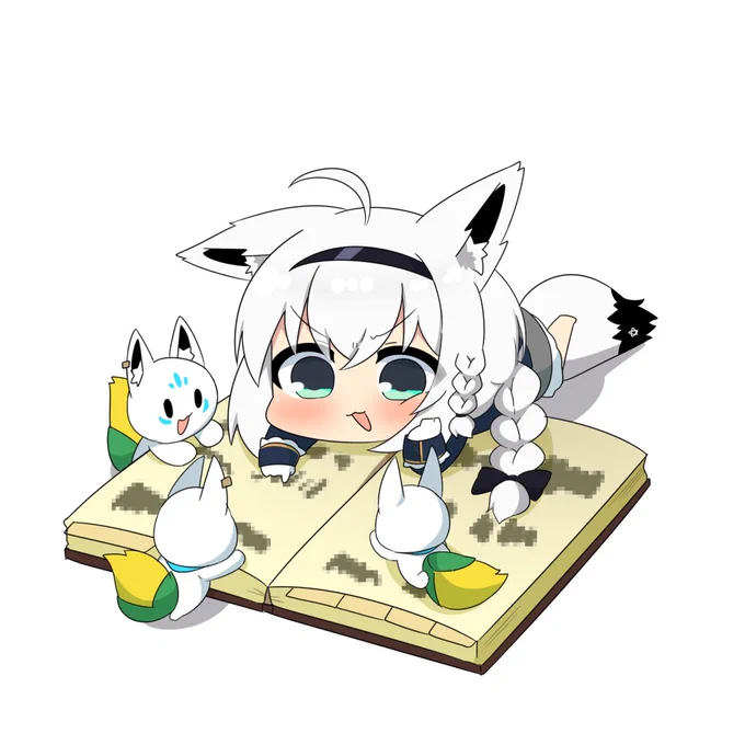 みんなで相談して幽霊調査 #絵フブキ 