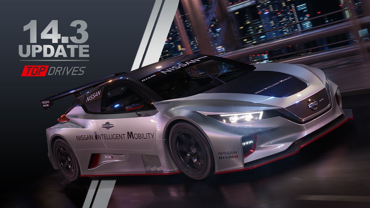 Hey everyone! The Update 14.3 is rolling out now for Top Drives with some exciting new features, improvements and bug fixes ⚡ 

Click here to access the release notes on our website: hutch.io/our-games/top-…