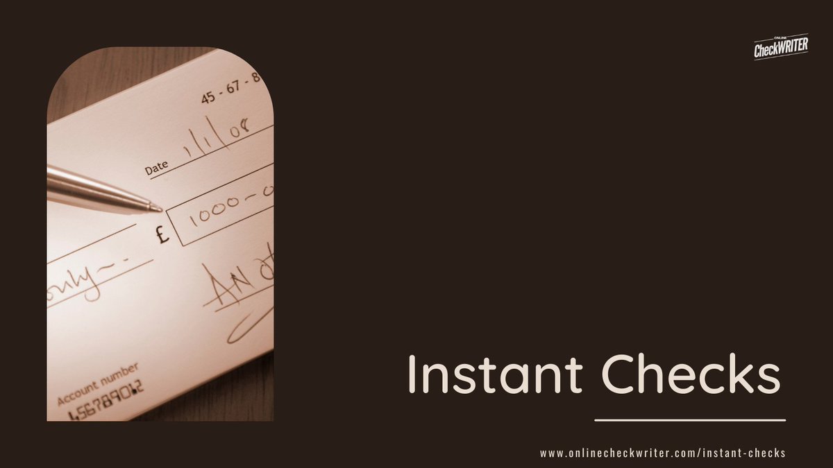 Online Check Writer tweet media