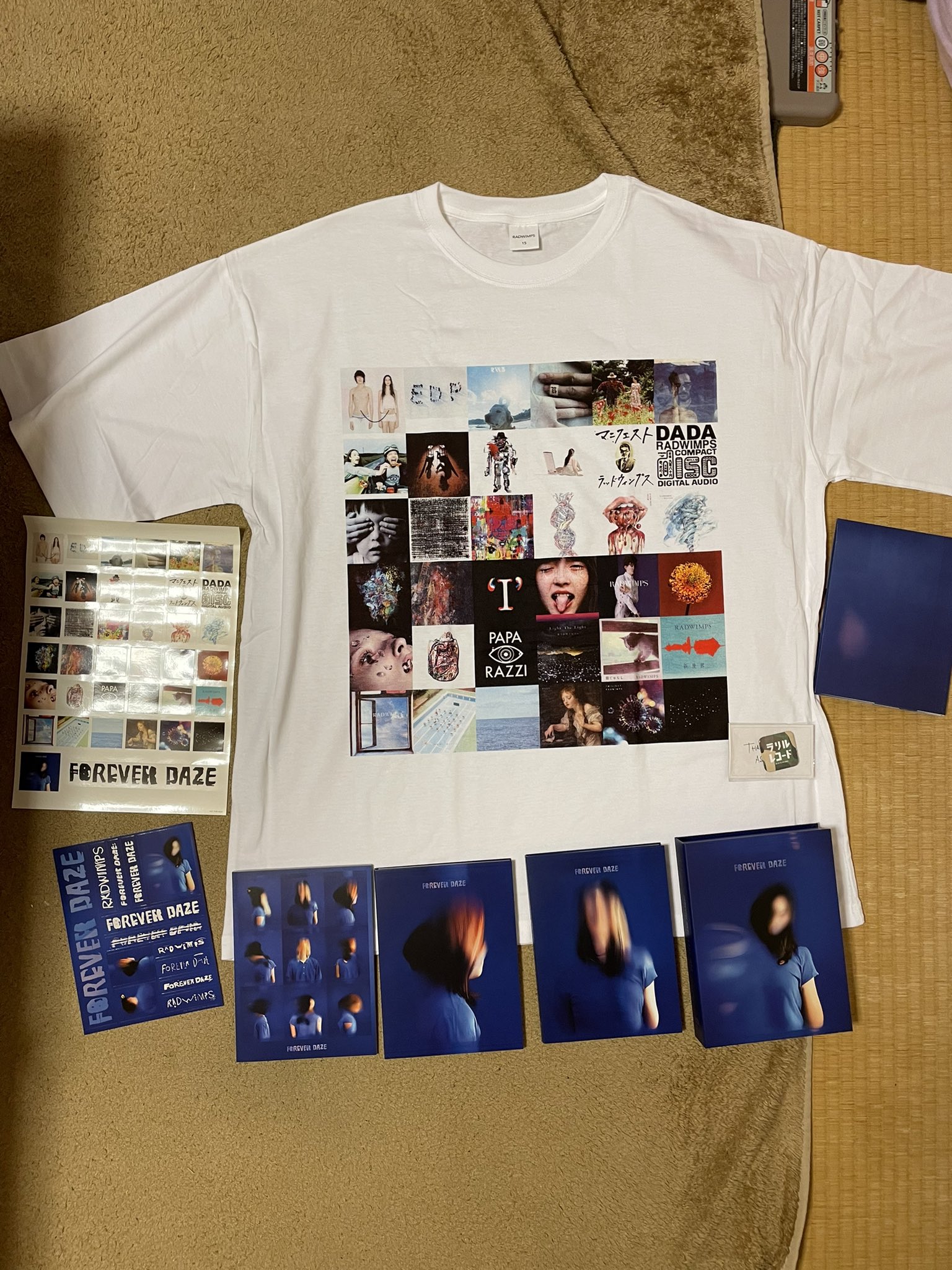 RADWIMPS 15周年 Tシャツ ステッカー