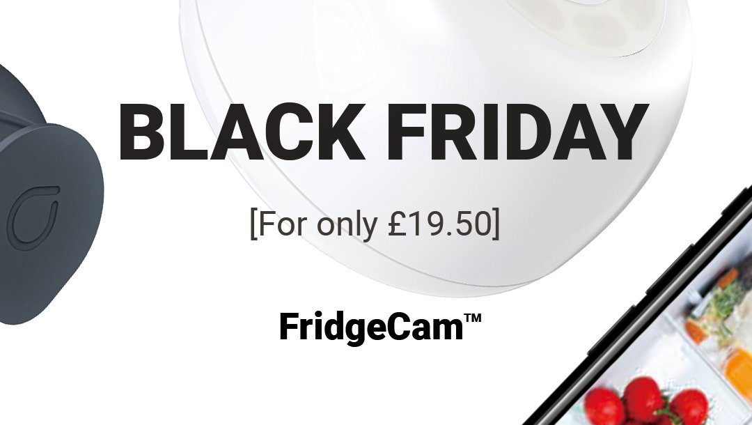This Black Friday is not to be missed. It’s never been easier to make your kitchen smart and bag a deal this Black Friday. The FridgeCam is the smart time and money-saving solution that all fridges need. 

l8r.it/aufb

Visit our online store to find out more.
