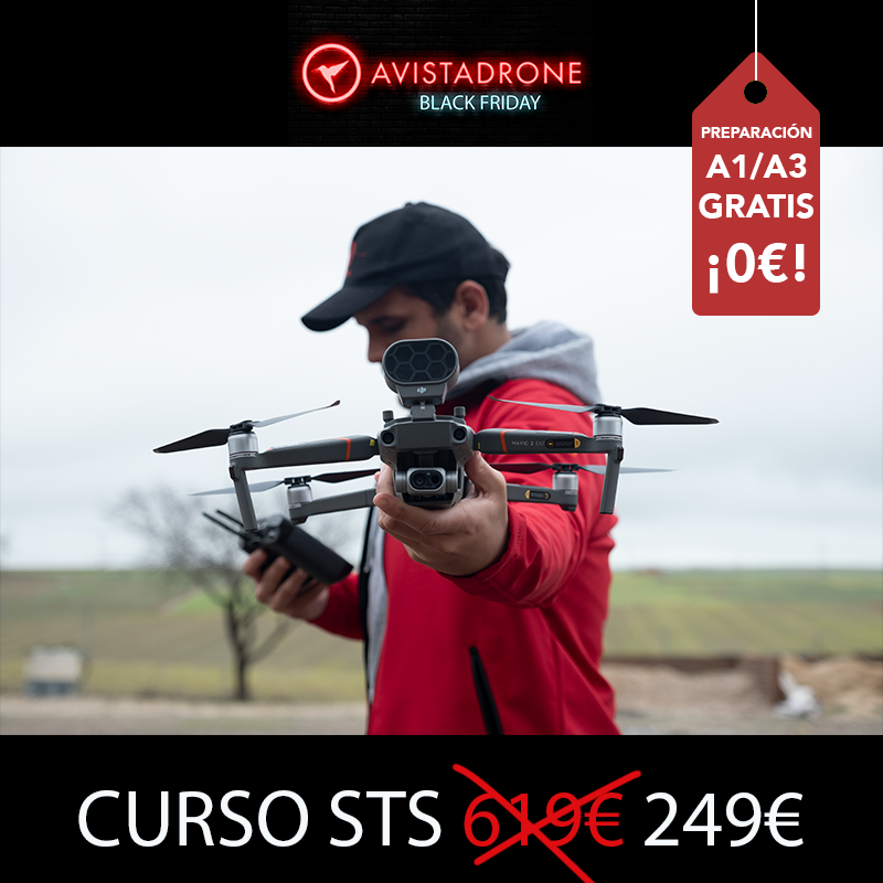 avistadrone's tweet photo. Queremos formar pilotos, queremos dar un empujón al sector del #dron.

Durante la semana del #BlackFriday, del 22 al 28 de noviembre, hemos creado dos grandes oportunidades para que te formes como #piloto de #drones.

#OFERTAS: https://t.co/qYt0WataTf https://t.co/shSr1rT4M0