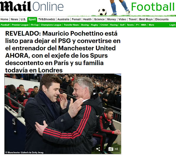elchiringuitotv's tweet photo. 🚨 ¡BOMBAZO A LA VISTA! 🚨

💣💥 Según 'Daily Mail', POCHETTINO estaría listo para DEJAR YA EL PSG e irse al UNITED.

❤️Su familia está en LONDRES y él no está contento en PARÍS. https://t.co/vq2F9eWpv1