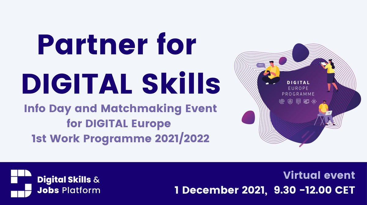 DigitalSkillsEU's tweet photo. Can you train specialists in #AI, #cybersecurity or #quantum? The EU will fund new #Master programmes for digital and cross-discipline experts.

📅 Learn how to apply at the #InfoDay &amp; #matchmaking event on 1 Dec.

https://t.co/lXbZ5Wj4vs #DIGITALEUprogramme #DigitalEU #opencall https://t.co/dGpjByJNoY