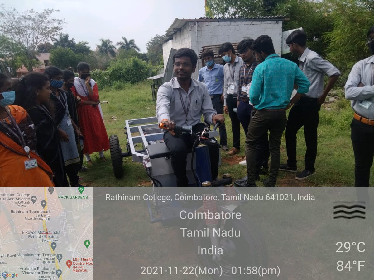 RTCAgriculture's tweet photo. Department of Agriculture Engineering students visited TAARK Equipments Pvt. ltd at Pollachi on 22.11.221. Through this visit, Students know about the Different Electric Loaders for in-campus transportation. https://t.co/lzPRwpBeyc