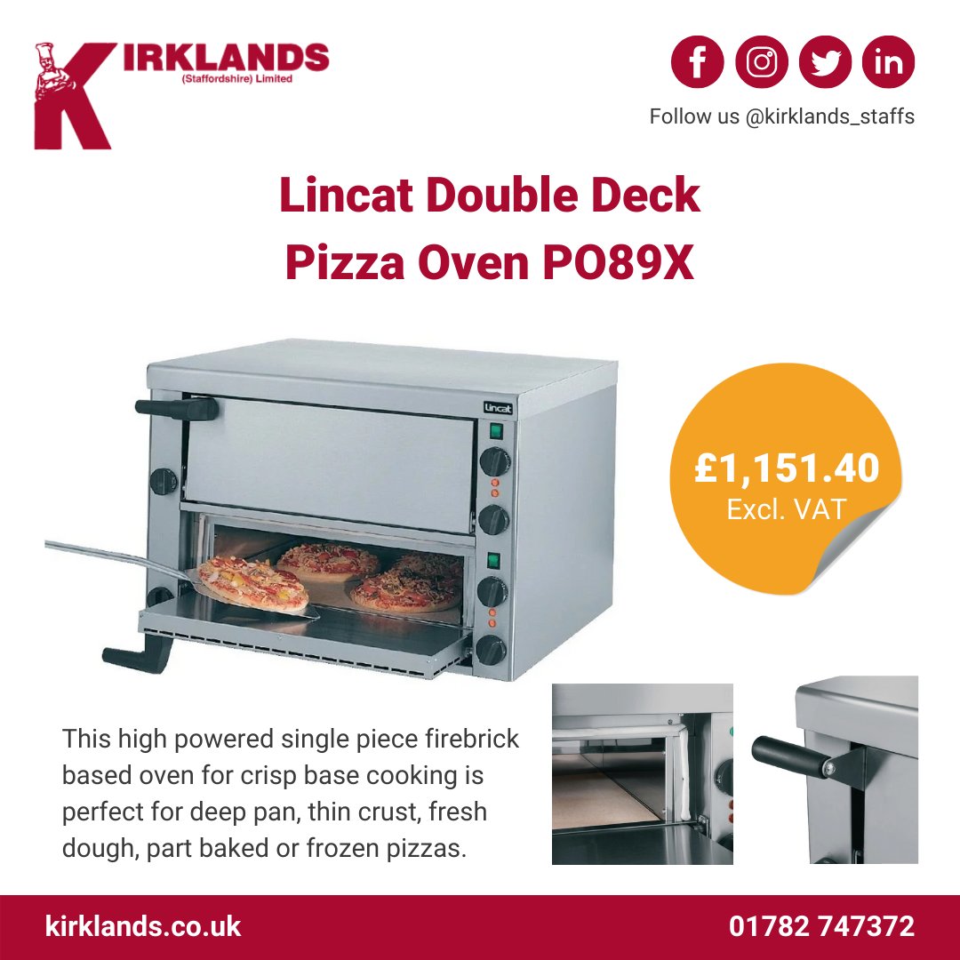 Check out the Lincat Double Deck - Large capacity, fully insulated door, twin oven by is suitabl