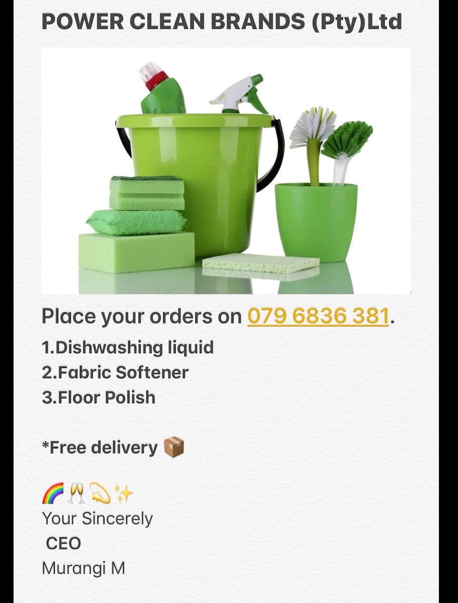 ThomphoWendy's tweet photo. Hey guys, please check out these products from POWER CLEAN BRANDS https://t.co/1TZ2v9UObn