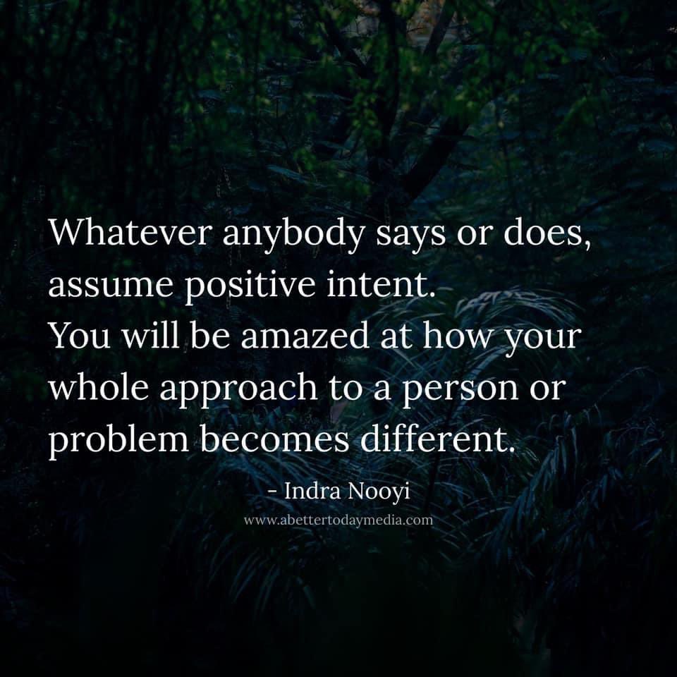 Assume positive intent…
#maslowbeforebloom