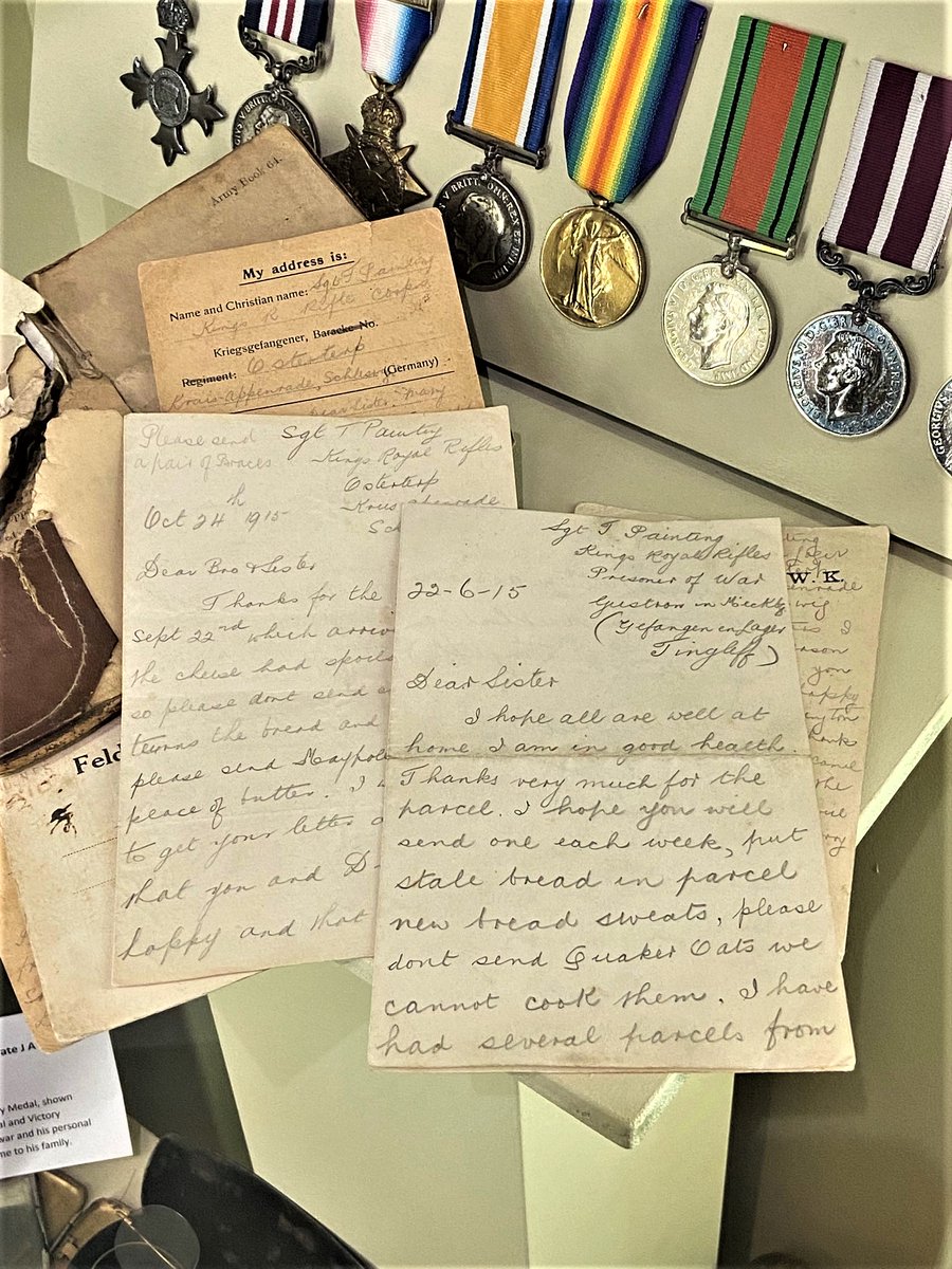 Happy Monday! We hope you had a lovely weekend, we are joining a bit late with #exploreyourarchiveweek @exploreyourarchive  but the theme for today is #handwriting. 
Here we have some letters and a photograph which belonged to CSM T.H Painting.