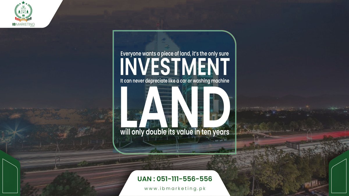 IBMarketing6's tweet photo. It is only land that does not depreciate !!!
#ComingSoon
#NestCity #IBMarketing #RealEstate https://t.co/ew9CPUcdMF