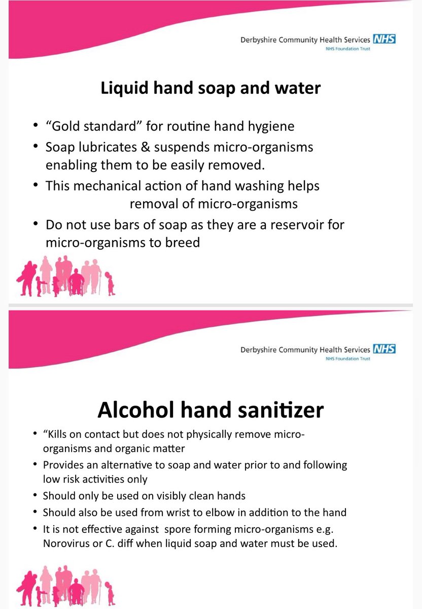 DchsControl's tweet image. Do you know when it is and isn’t appropriate to use alcohol gel?