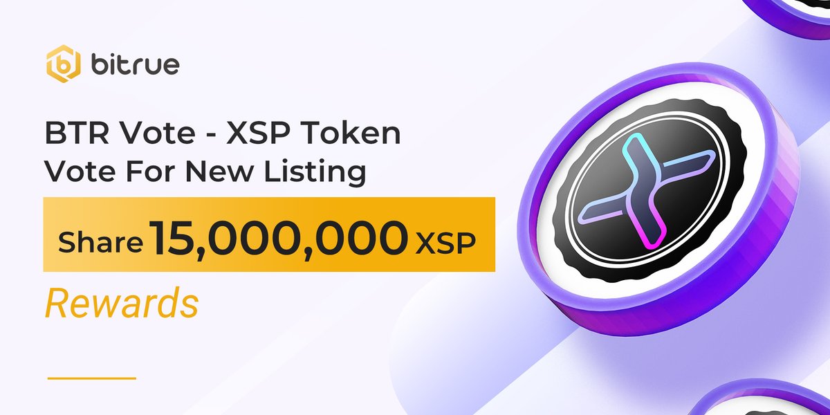 BitrueOfficial's tweet photo. At 11:00 UTC on Nov 23 you'll be able to vote to bring $XSP @XSwapProtocol to Bitrue using the  $BTR in the #BTRVote ! You'll get a reward if you vote ,with 15,000,000 $XSP going out to voters. $XSP is built on the #Xinfin Network ! Stay tuned! https://t.co/AKuxOlCbSg https://t.co/qYwnvELw6g