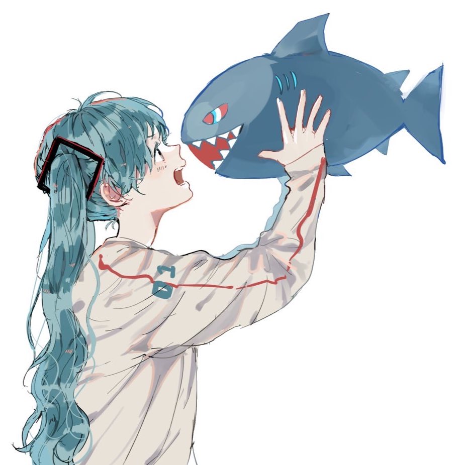 初音ミク 「ツインテールの日!?? 」|萩森じあのイラスト