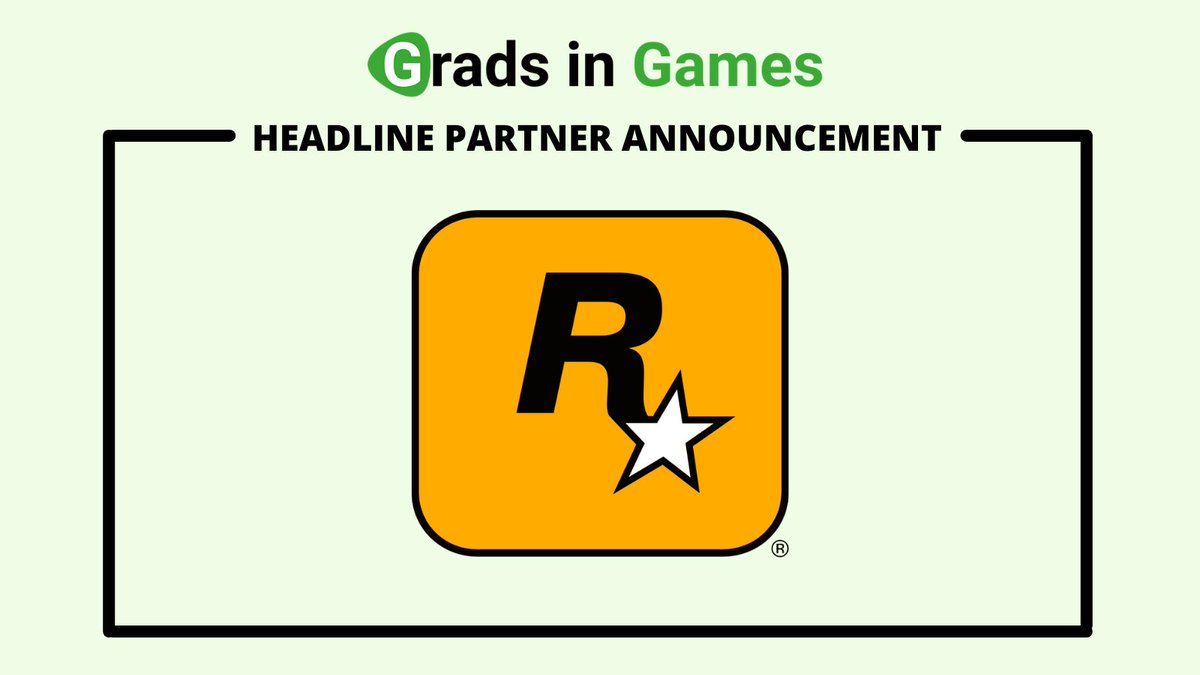 We are incredibly proud to announce that our Headline Partner this year will be ...@RockstarGames We are so excited to be supported by the team behind such iconic series' as Grand Theft Auto and Red Dead Redemption! For more information head to: gradsingames.com/news/grads-in-…
