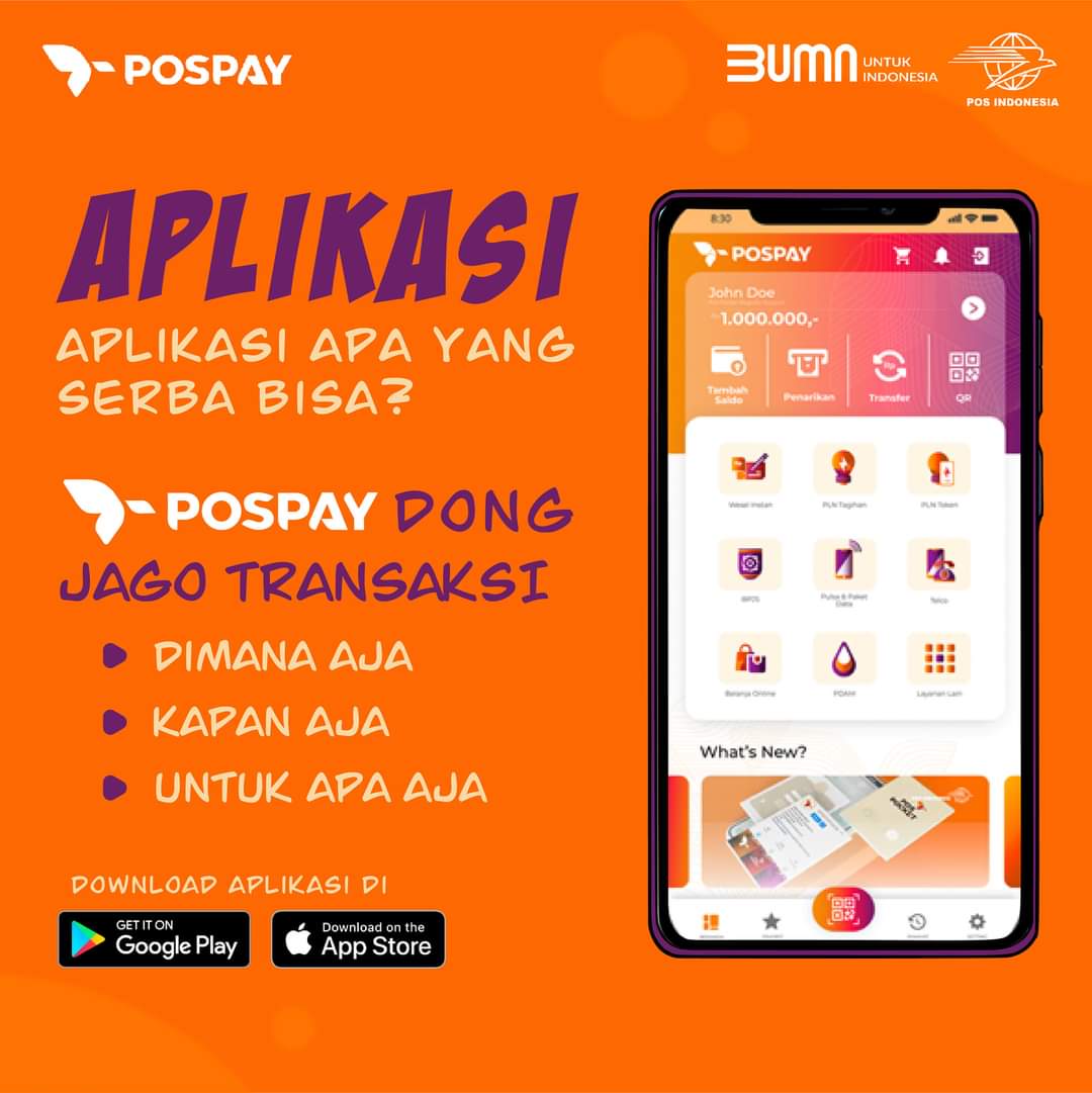 Cari aplikasi finansial serba bisa? Pospay jawabannya!