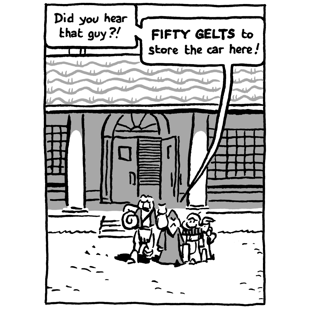 johncomic's tweet photo. new episode of "Not That Magic: Tales of Vernor Magus" (the Wizard of More Or Less) #comics #comicstrip #NotThatMagic #VernorMagus #RussTheBarbarian https://t.co/R5L1SiDRYt
