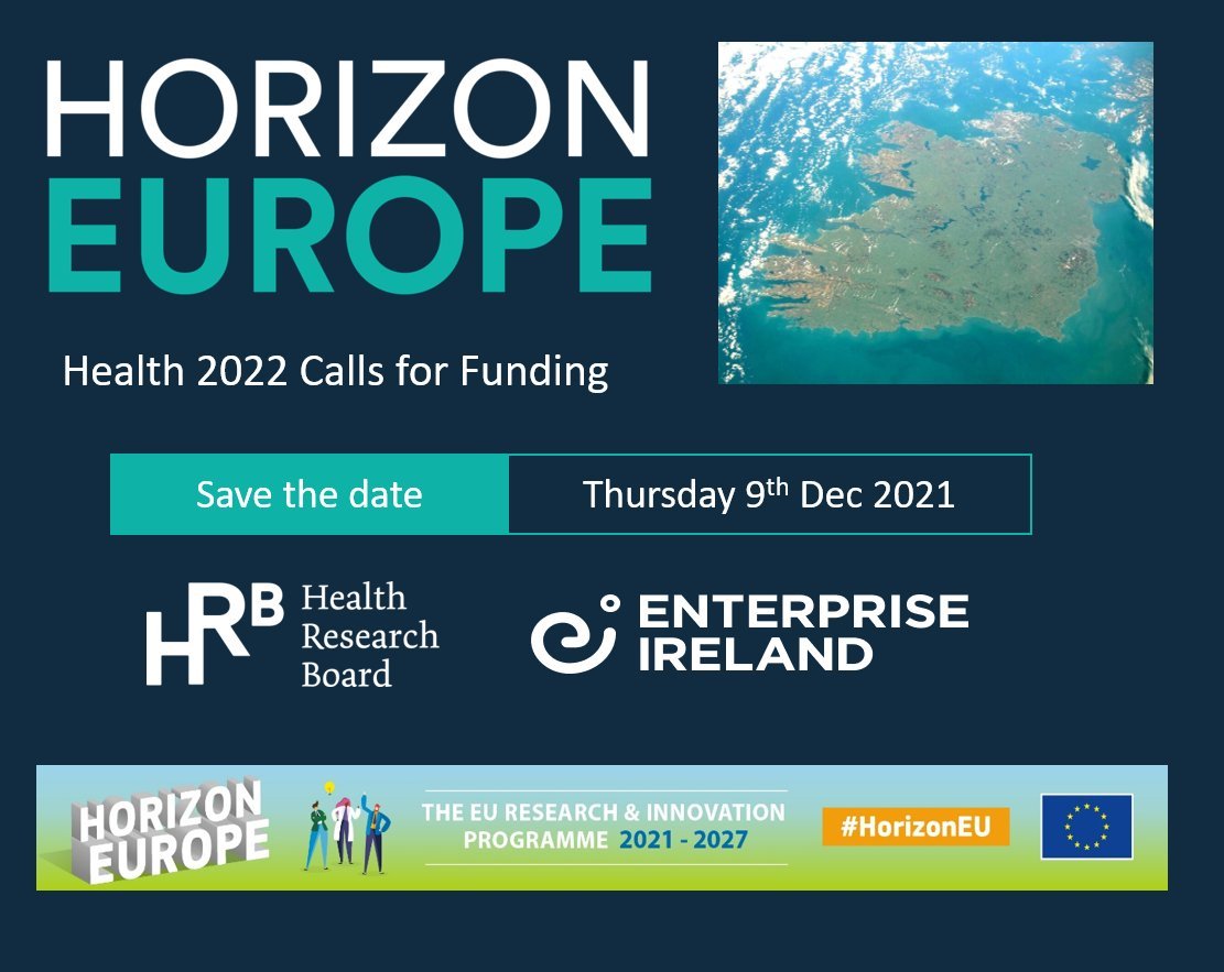 #HorizonEU information event on funding for 2022 Health calls.

🗓 Thursday 09 December 2021
⏰10:00 – 13:00 GMT

Register➡ bit.ly/3FGMppJ