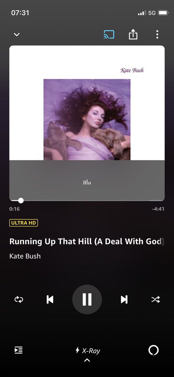historygirl27's tweet photo. A bit of #katebush #commutingmusic trying to tell myself it’s not freezing https://t.co/cnGipQdWZG