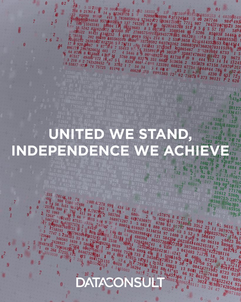 DC_Group's tweet photo. United we stand, independence we achieve! 
Happy Independence Day! 
#DataConsult
#HappyIndependenceDay https://t.co/E8QpN6auae
