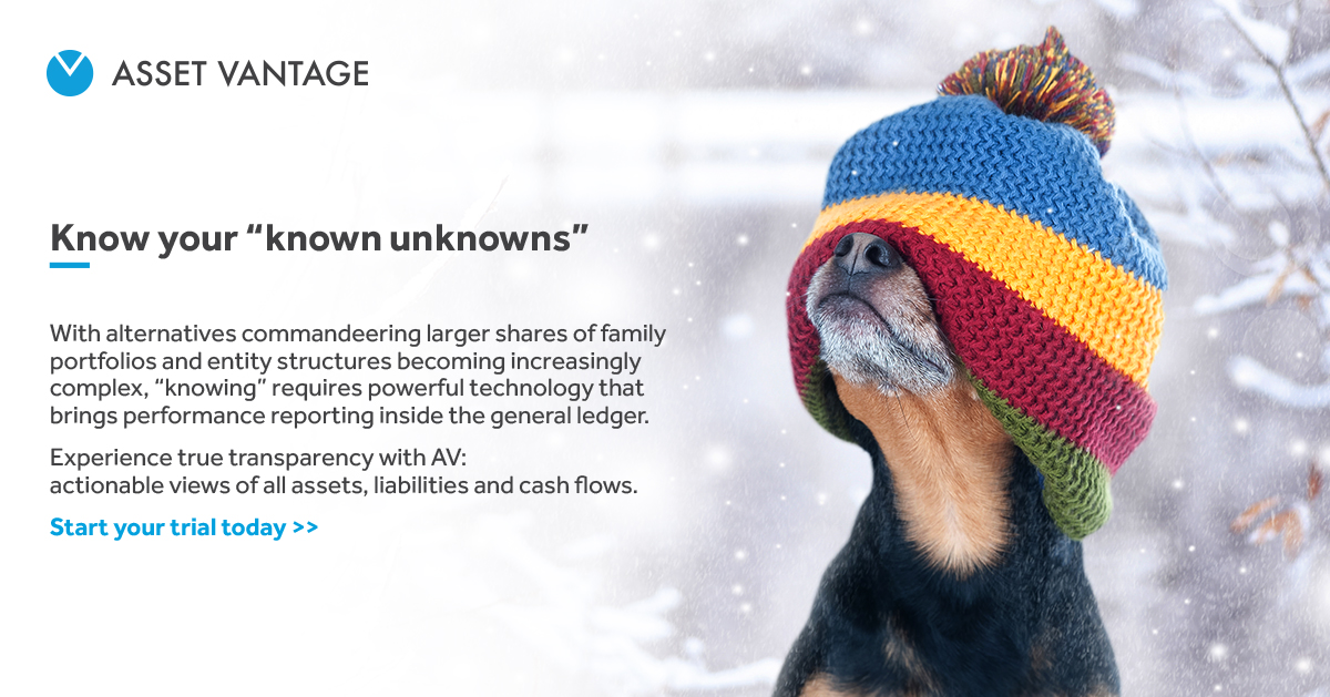 AssetVantage's tweet photo. Run your family office as you run your business.

Experience true transparency with AV. Start your AV trial today.
 
Read more: https://t.co/KGA3XIds4F
 
#assetvantage #fintech #familyoffice #singlefamilyoffice #multifamilyoffice #cpafirms #accountingfirms #trusts #bts https://t.co/EqEIGbIzmj