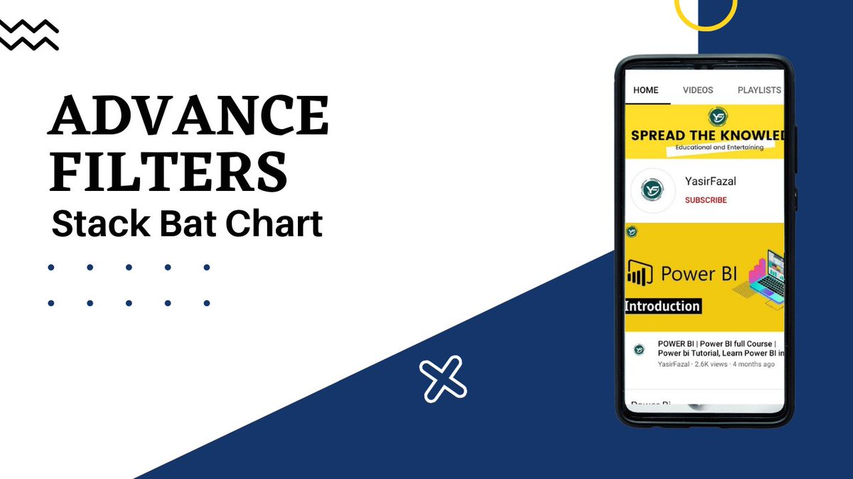 YasirFazal8's tweet image. Advanced Filters Options in the Stack Bar Chart (Power BI)
Learn More: youtu.be/2PuW6fo00ck

#powerbi  #Advancedfilters #StackedBarChart
#powerbitraining  #tutorialvideos #mondaythoughts