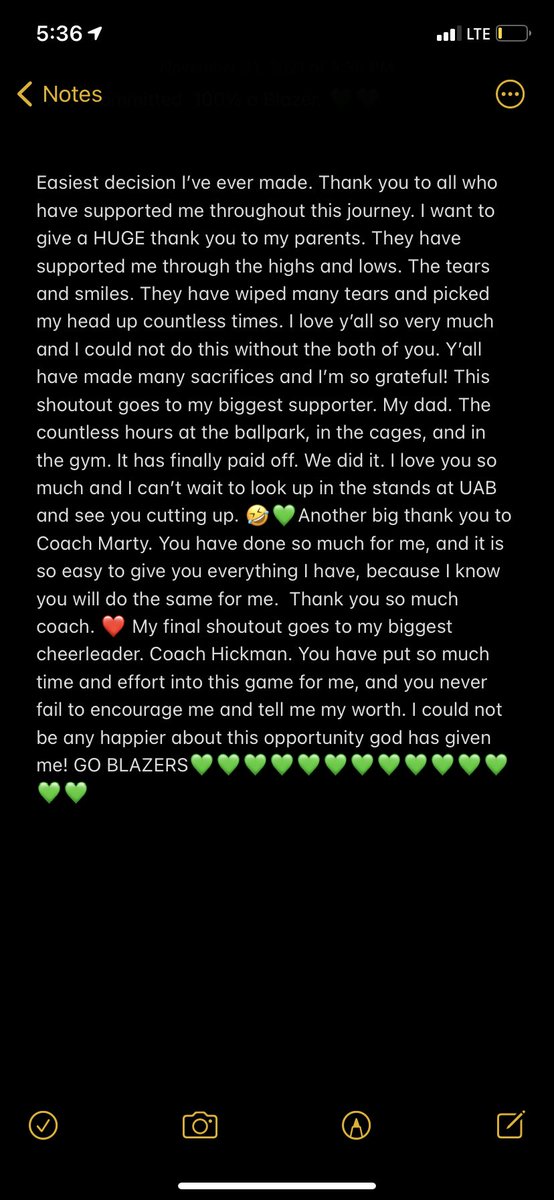 100% committed. 100% a Blazer.🐉💚💚 <a href="/JoeGuth08812179/">Joe Guthrie</a> <a href="/HotshotsAla/">Hotshots Premier 2022 Alabama</a> <a href="/UAB_SB/">UAB Softball</a>