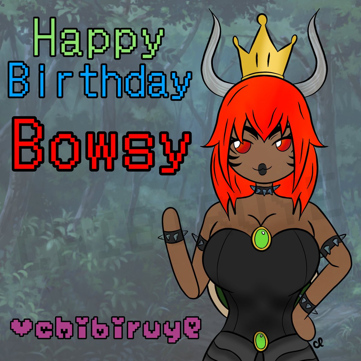 chibiruye's tweet photo. When I found out it was @BelleBowser's bday, I had to do something to show my support. Bowsy was one of the 1st peeps I met when I started streaming &amp; I couldn't be happier to have met her. The dedication/passion she gives to each stream is inspiring! 💜

Luv you &amp; HAPPY BDAY! 🎉 https://t.co/xlTDZxRP2t