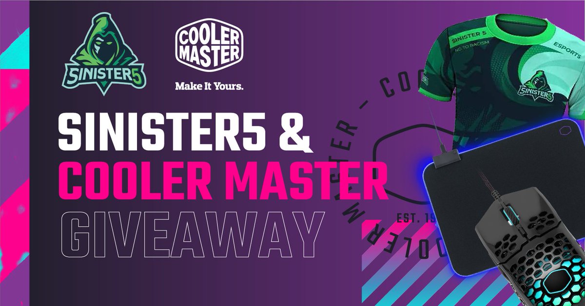 Sinister5_SA's tweet photo. GIVEAWAY TIME!🎉
To celebrate our #DOTA2 journey in S2 of #EGLOne, we are giving away some cool goodies🙌
To enter:
» Follow @Sinister5_SA & @evesportsZA
» Retweet
» Tag 2 friends
Winner will be announced on December 6th 🔥
#Sinister5 💚 https://t.co/sSq6i6nX8P