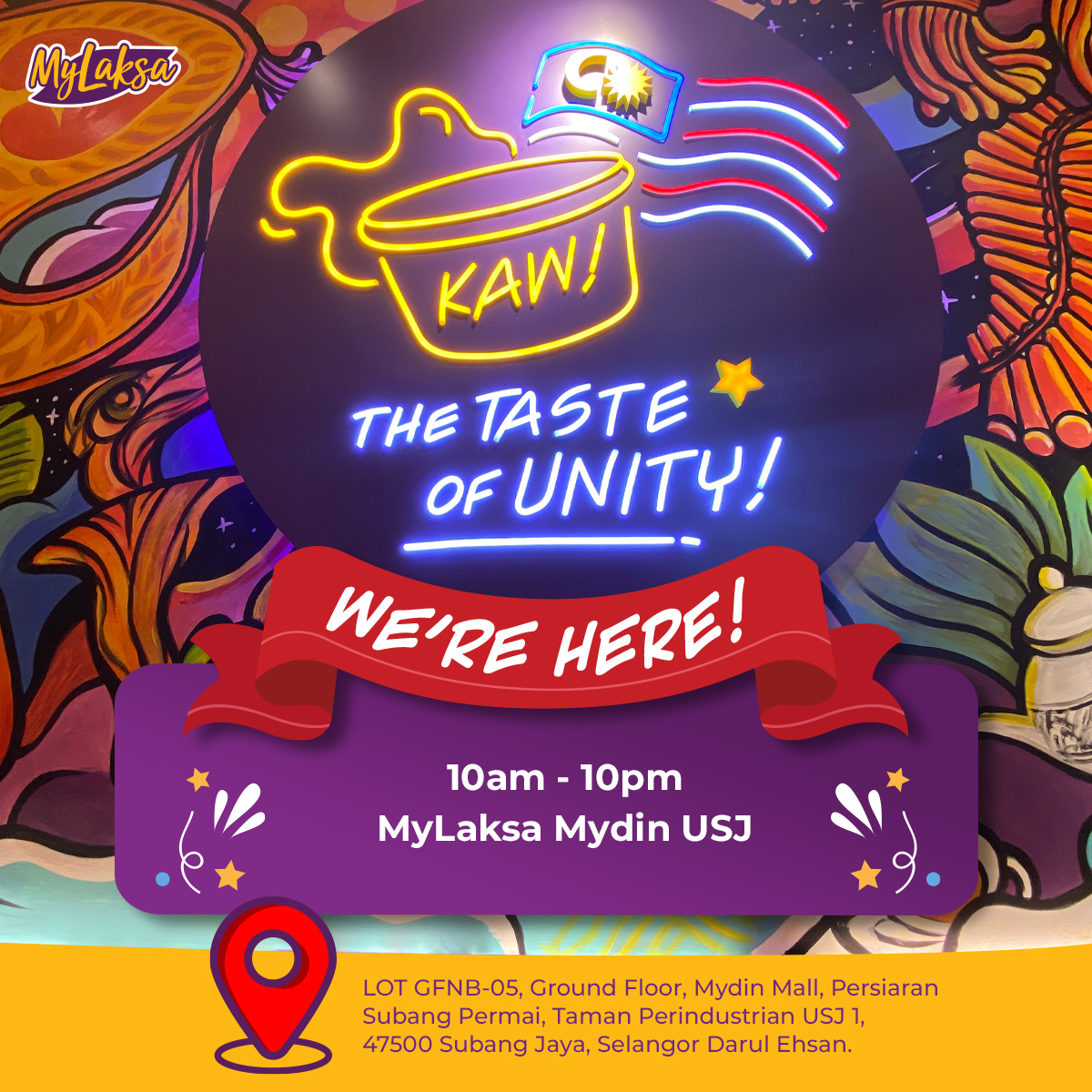 Mylaksa On Twitter Mylaksa Mydin Usj Our 14th Outlet Is Officially Open For Public Enjoy A Piping Hot Bowl Of Penang Asam Laksa At Mylaksa Mydin Usj And Take
