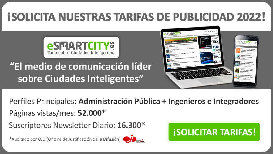 ESMARTCITY_ES's tweet photo. Ya disponibles las "Tarifas de Publicidad 2022" de
@ESMARTCITY_ES - el medio de comunicación líder sobre #CiudadesInteligentes Ofrecemos una gran variedad de productos publicitarios que permiten #CrearMarca, #GenerarLeads y #Comunicar. Solicítalas aquí: https://t.co/SFKLemWuuL https://t.co/8o5hDxQkjr