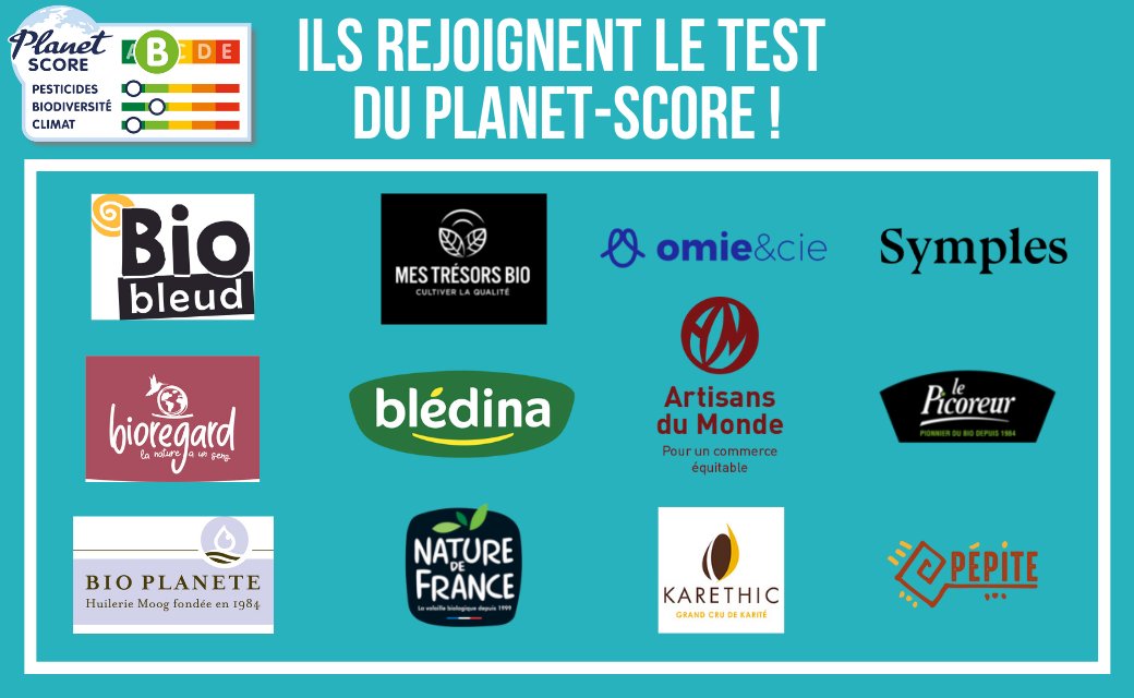 synabio's tweet image. 🔥 Pour une méthode d&apos;affichage cohérente avec une transition écologique et une plus grande #transparence avec les consommateurs, nous félicitons les entreprises suivantes :
#Planetscore #ecoscore