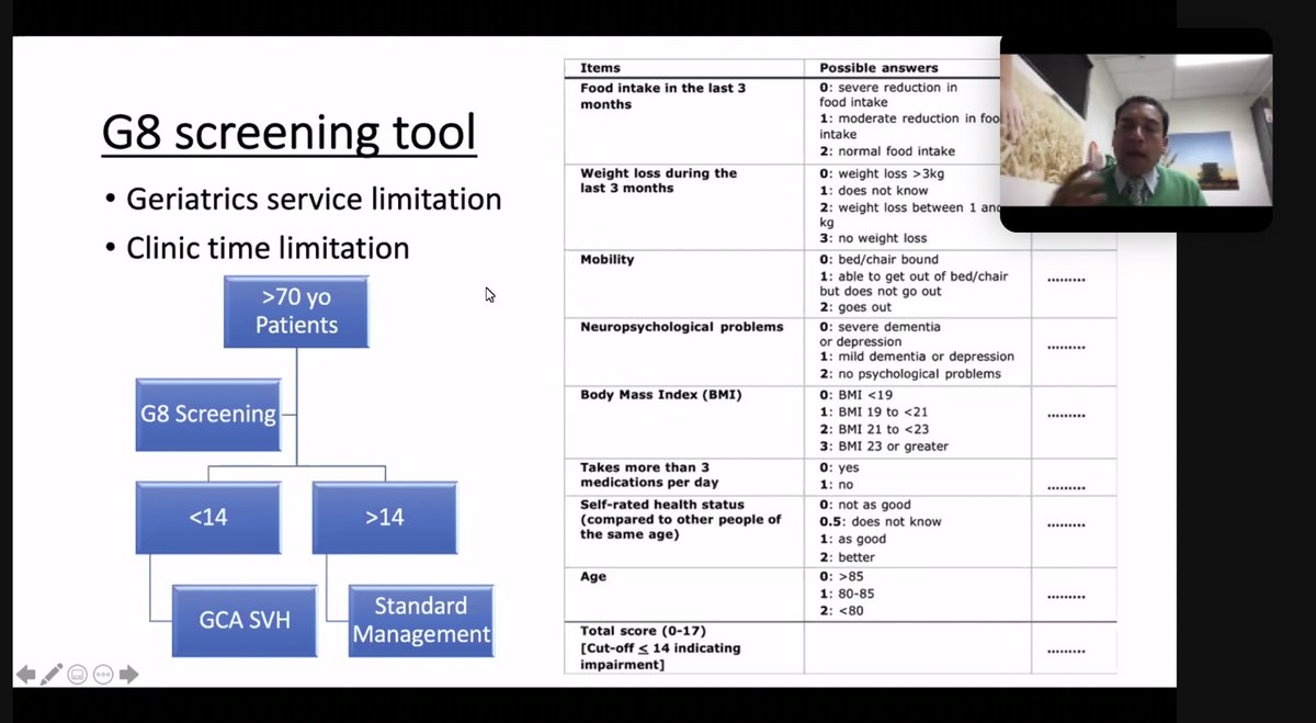 drcbsteer's tweet image. Hume RICS 2021 forum. 
Great to see Dr Javier Torres @Jet_Col from GVHealth talk about the #gerionc project
The evidence is clear- 
Adequate assessment yields appropriate care. 
We need to work together to improve the care of older adults with cancer. 
(In regional Australia too)