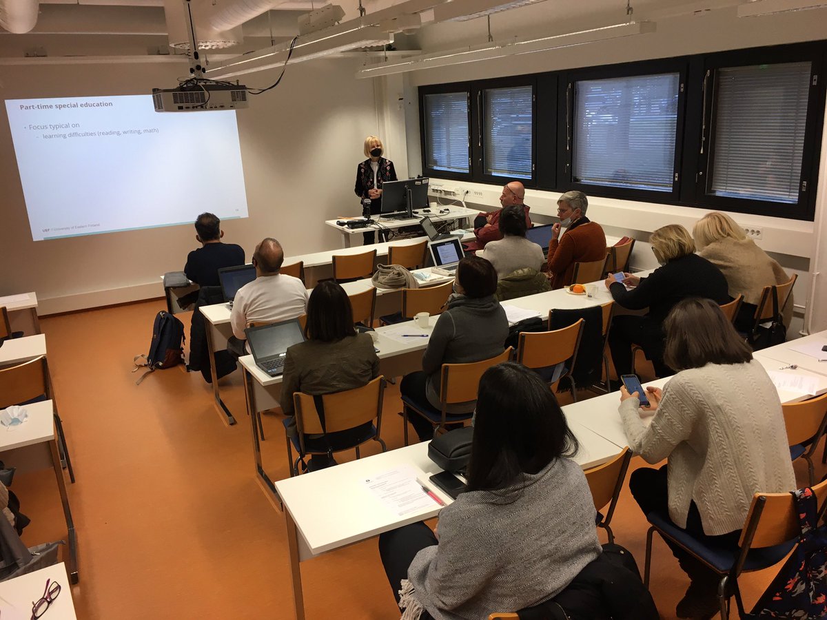 Finlandiya gezisi, gün 1  Dr. Eija Karna sunumunu yapıyor- First say of Finland training visit, Dr. Eija Karna makes a presention.