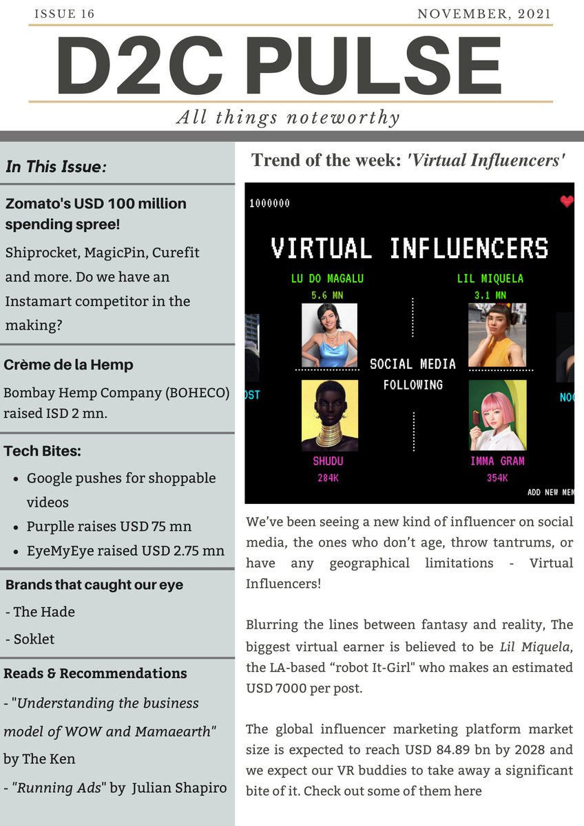 GlobalbeesB's tweet photo. We found our #MondayMotivation reading all things noteworthy with #D2CPulse, click 👇🏻 to gets yours! 

https://t.co/IU51SLMhNW

#GlobalBees #GlobalBeesPulse #ecommerce #newsletter  #startup #News #TrendOfTheWeek https://t.co/bVWucNEaR5
