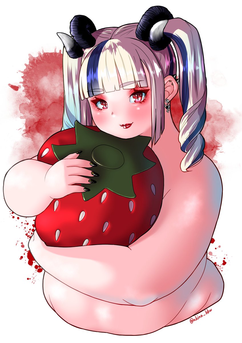 #ツインテールの日 
 #ぽっちゃり #イラスト #bbw #chubby 