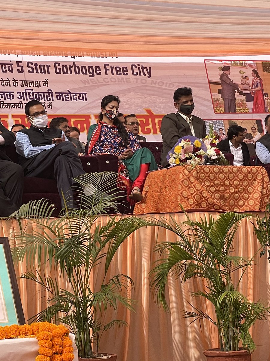 nisharai_ggc's tweet photo. On Stupendous Performance by @CeoNoida @noida_authority #SwachhSurvekshanAwards2021 #Noida @NOFAATIMES Team #NOFAA is Invited for Today’s Felicitation Ceremony along with other stake holders of #MyCity along with Safai Nayak & Nayaki who are Real Heroes for this Award 🥇 https://t.co/ltlDH1c7Tq