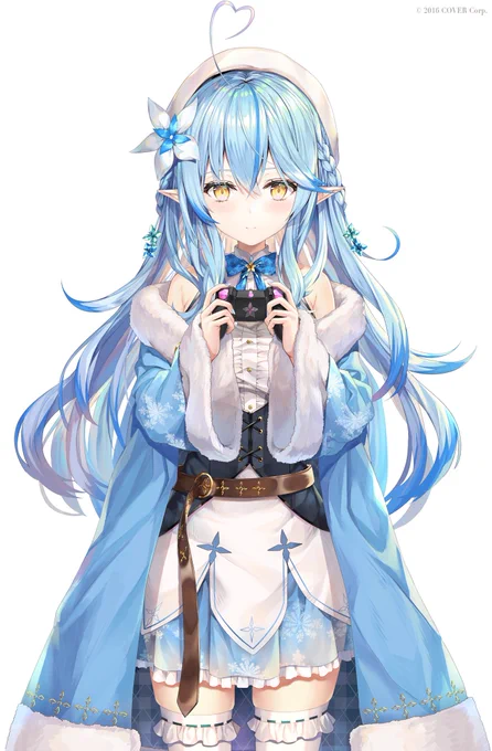 ラミィちゃんの通常衣装差分+上着なしお仕立てしました👗❄️ 