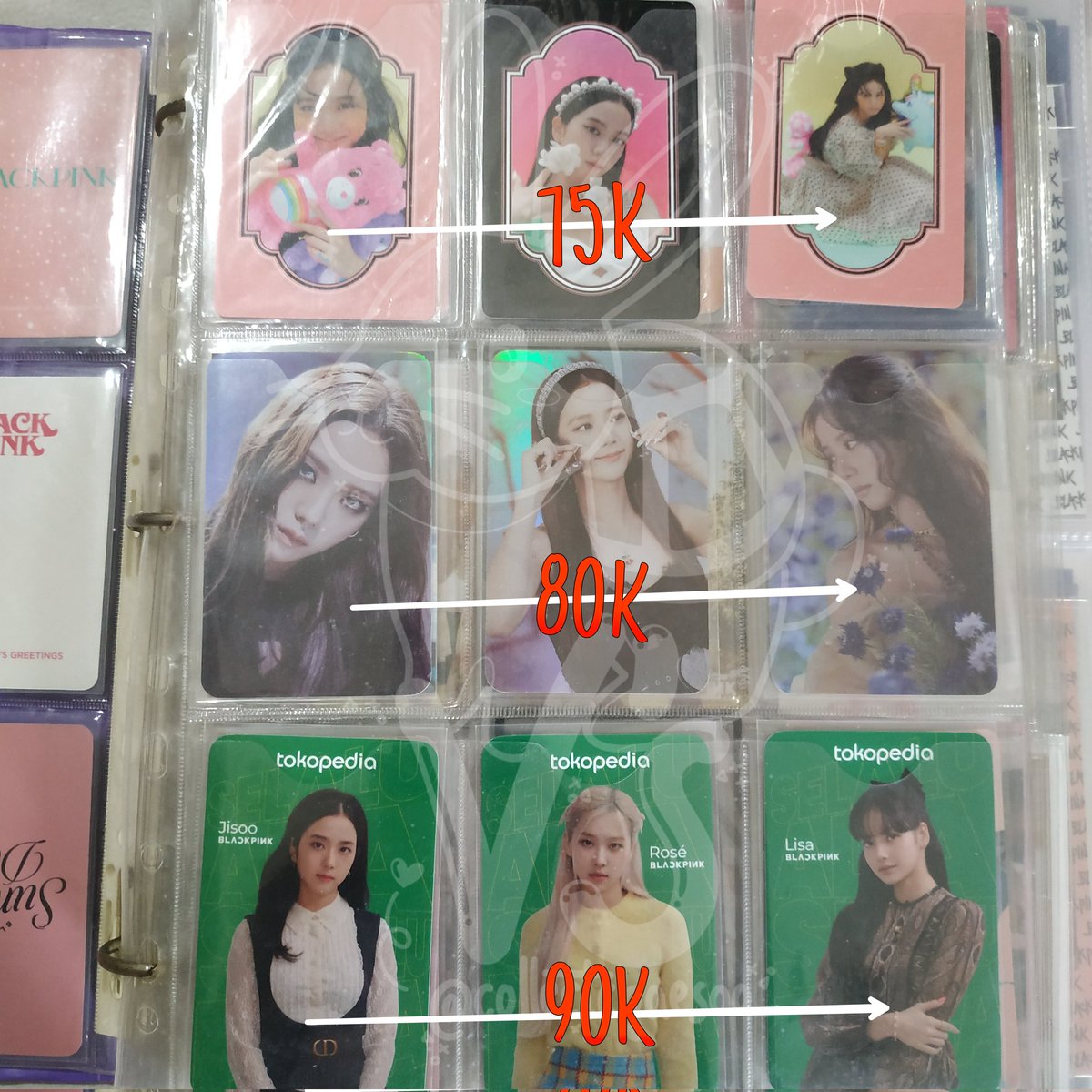 collectchaesoo's tweet photo. Want To Sell💓

1. Jisoo SG21/fortune card SET
2. Jiso The Show MD Lyrics Card SET
3. Jisoo Rose Lisa Tokopedia

✅GOOD CONDI
✅BOLEH NEGO TIPIS
✅BISA KEEP EVENT (DP)
✅BISA SHOPEE/TOKPED
📍DOM TANGSEL

t. Pc blackpink jennie wtb wtt wts https://t.co/QFKG9mp0X2