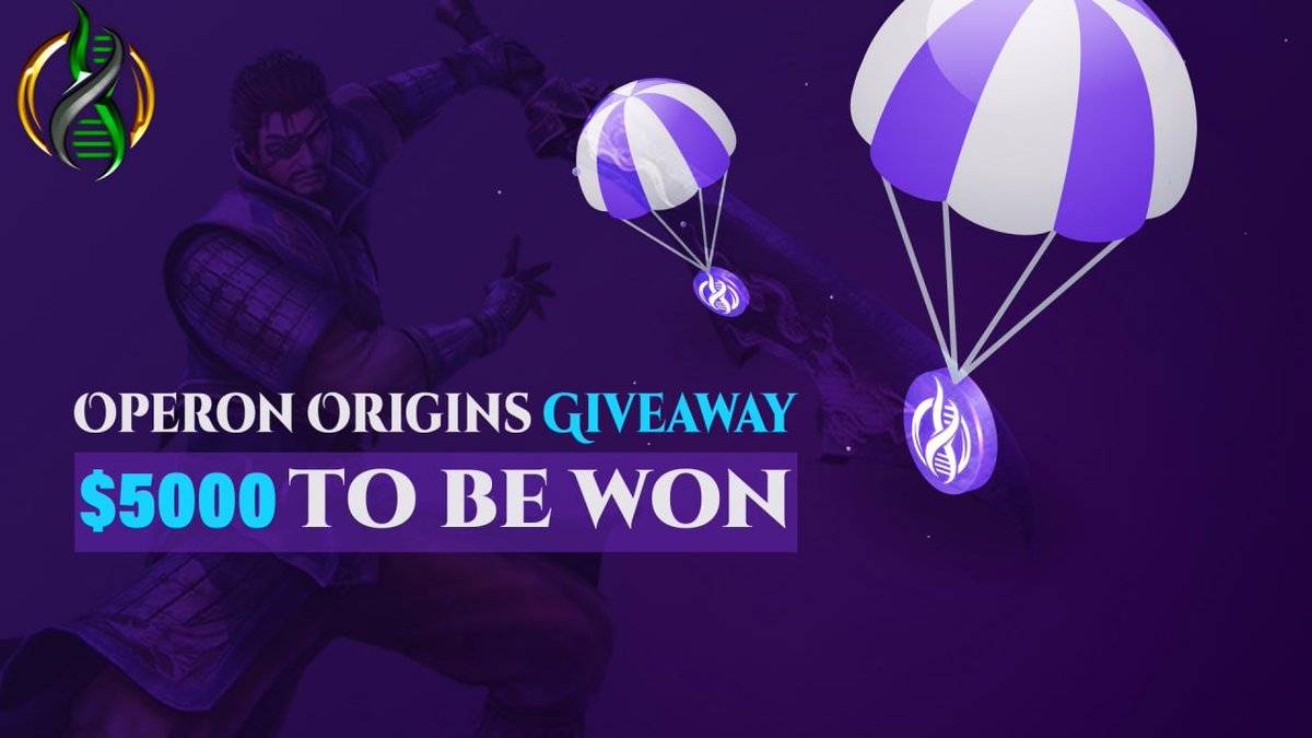 OperonOrigins's tweet photo. 📣#OperonOrigins #airdrop is live now!

🎉Total for airdrop: $5,000 worth of $ORO 

👉Use our airdrop bot in Telegram: https://t.co/NVjGCAQ5FE

🗓 Airdrop Ends: 6th December
🗓 Airdrop Distribution: Within 14 days after TGE https://t.co/wDqyxpLQFT