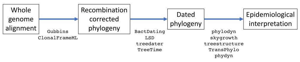 New preprint with <a href="/PathGenEvoCam/">PathGenEvo Cam</a> describing a scalable method of analysis from bacterial genomes to epidemiological results bit.ly/3qZgYmc
