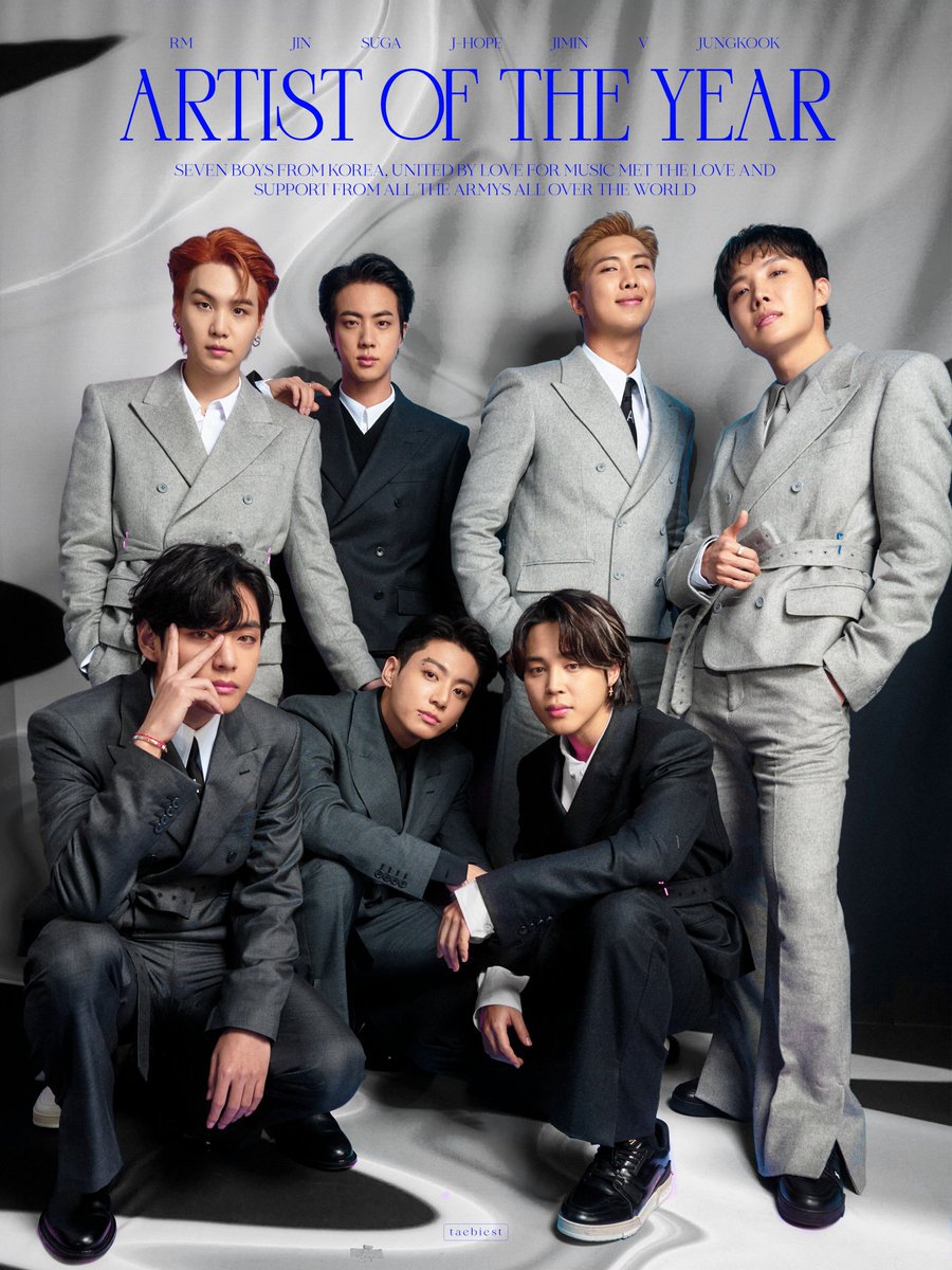 taebiest's tweet image. artist of the year (2021)