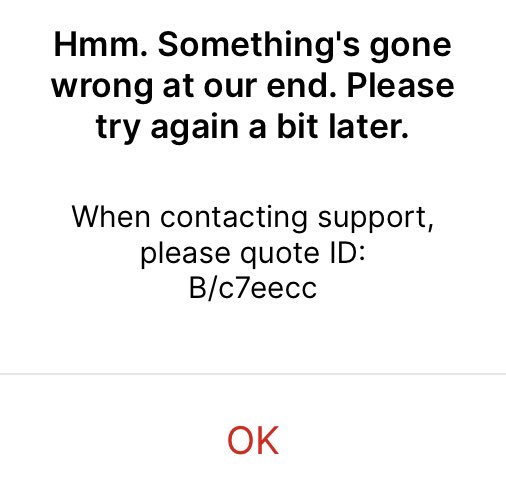 MandyHope40's tweet photo. @VirginMoney mobile banking error code,I have updated app, and still the same code. I have contacted support but I was told this code was fixed? Hmm🤨 https://t.co/dBMdyMsBKY
