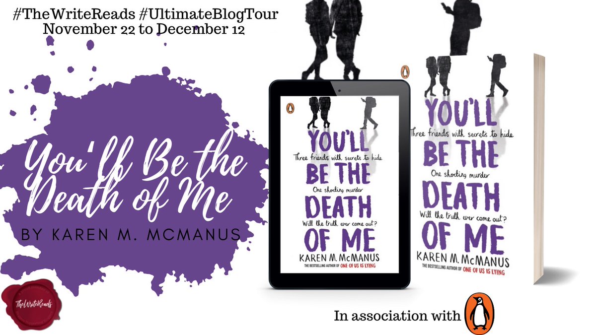 Be on the lookout over the next three weeks for our amazing #UltimateBlogTour posts about You'll Be the Death of Me by <a href="/writerkmc/">Karen M. McManus Updates</a> in association with <a href="/penguinplatform/">Penguin Platform 🐧</a>! 

You don't want to miss hearing what our #BookBloggers think about this upcoming YA thriller!

#TheWriteReads