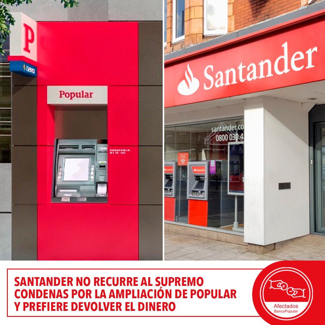BonosBpopular's tweet photo. Ya lo avanzamos la semana pasada, Banco Santander recurre al Tribunal Supremo muchas de las resoluciones que fallan a favor de los afectados. Pero afortunadamente, las sentencias de la ampliación de 2016, no son recurridas ante el Alto Tribunal. https://t.co/QYCHLRQBPe