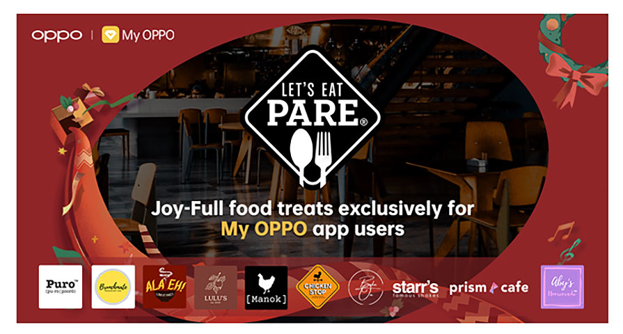 willwork4games_'s tweet photo. OPPO has partnered with the Let's Eat Pare community to offer exclusive discounts and more through the MyOPPO app. @OPPOPhilippines #MyOPPO

Read more here: https://t.co/EAz2iutGXs https://t.co/ksM85zLBT1
