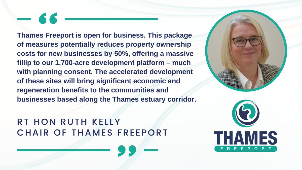 With accelerated development of our freeport already under way and a range of financial incentives now available to businesses, now is the time to learn more about the benefits of setting up your business at Thames Freeport: bit.ly/3DBcntX