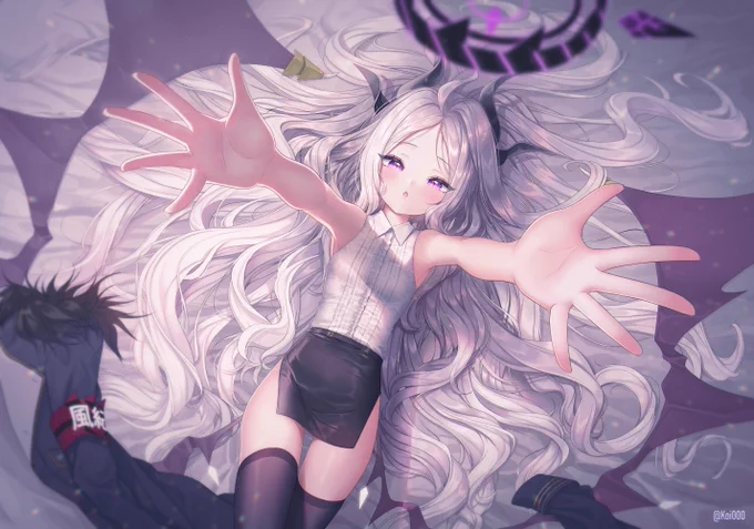 「ぎゅって、して…」
#ブルアカ #空崎ヒナ 