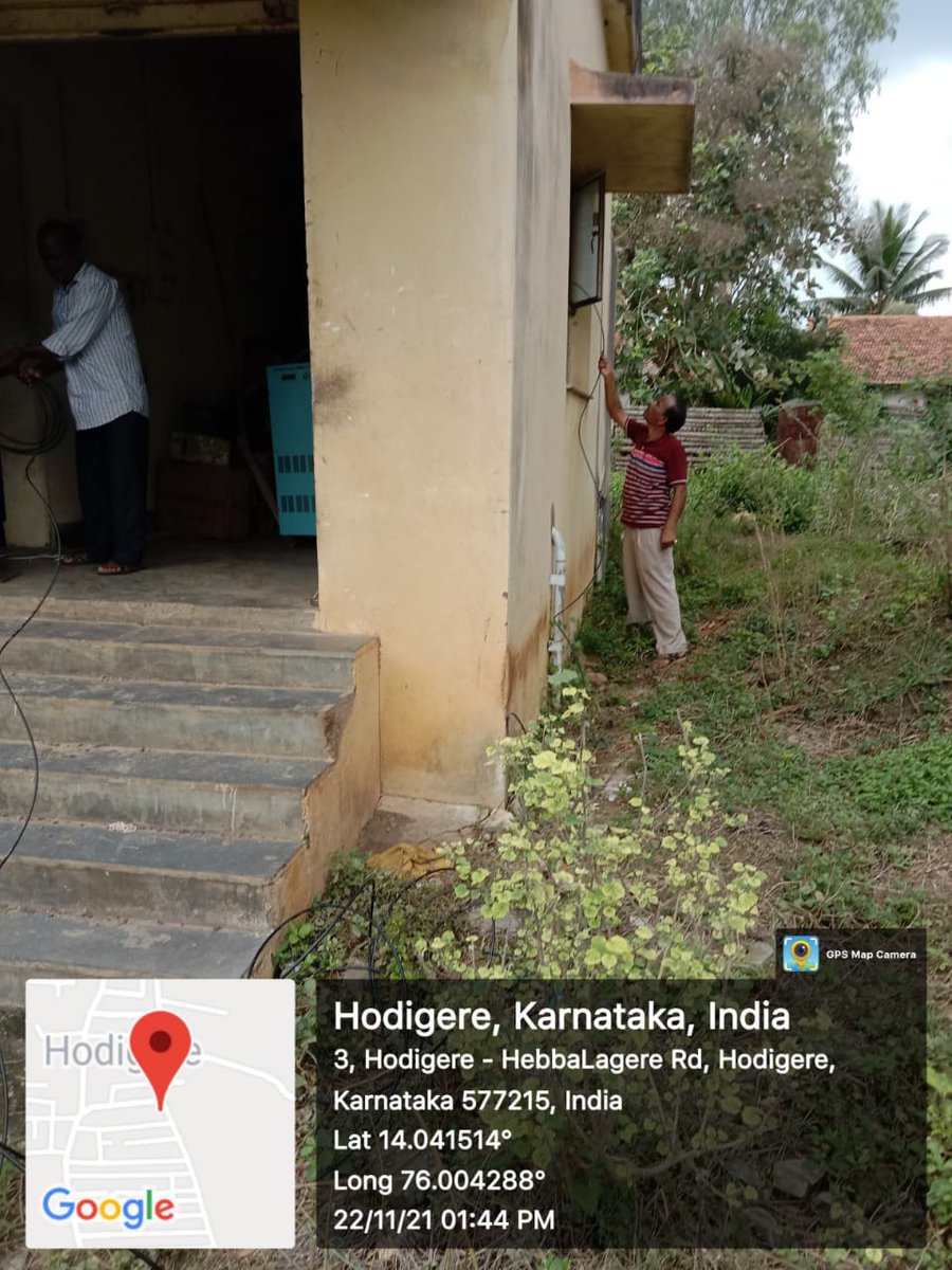 CDavanagere's tweet image. #CSCE-Governance #CSCWifiChoupal
at Gram Panchayat  HODIGERE
BlockC CHANNAGIRI
District DAVANGERE
State Karnataka
Dedicatedly working towards #Bharatnet fiber restoration and maintenance to keep the essential internet connectivity up and working.
#CSCseGRAMSWARAJ