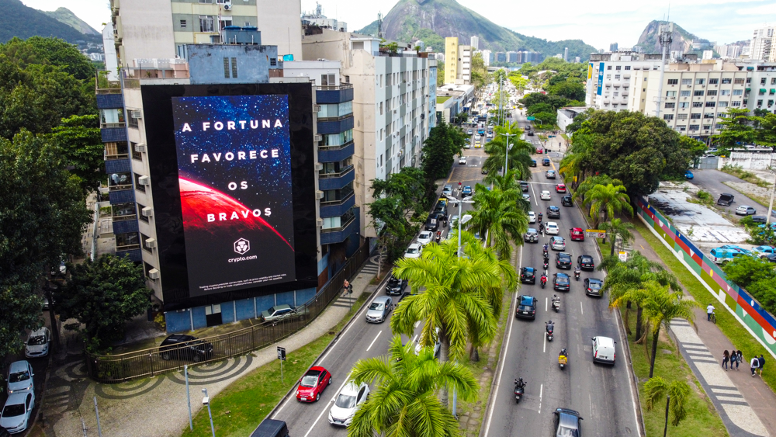 cryptocom's tweet image. Bom dia Brasil 🤩 🇧🇷 
#FFTB

See us in your city? Snap a pic and share it with #FFTB