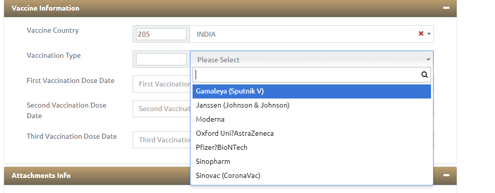 ashwinji's tweet photo. @ICAUAE Arriving Dubai from India on 14 Jan 2022. I am covaxin vaccinated  . What procedure need to follow for entering dubai for toursit purpose ? Do i need to fill below https://t.co/eY2d69V446
What to enter in below dropdown coming at ICA website ? https://t.co/ndrmhMA3si